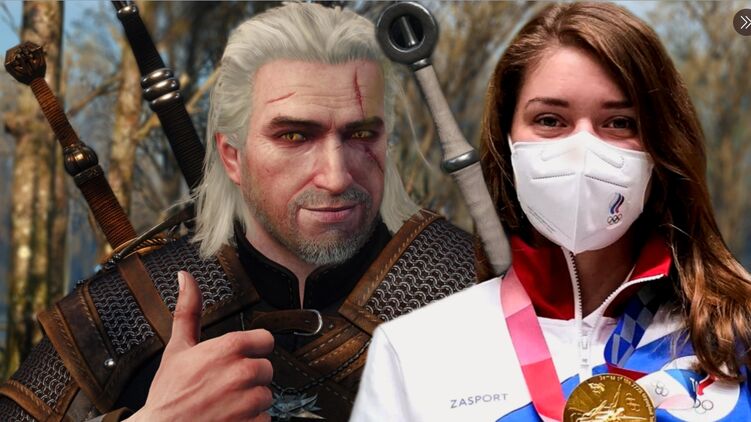 Авторы "Ведьмака" поздравили россиянку с победой в стрельбе на Олимпиаде в Токио