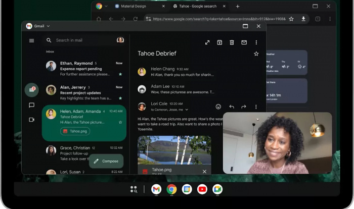 Google представила полноценный режим рабочего стола для планшетов на Android 