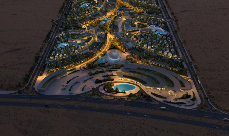 Бюро Захи Хадид спроектирует новый город-оазис посреди аравийской пустыни 