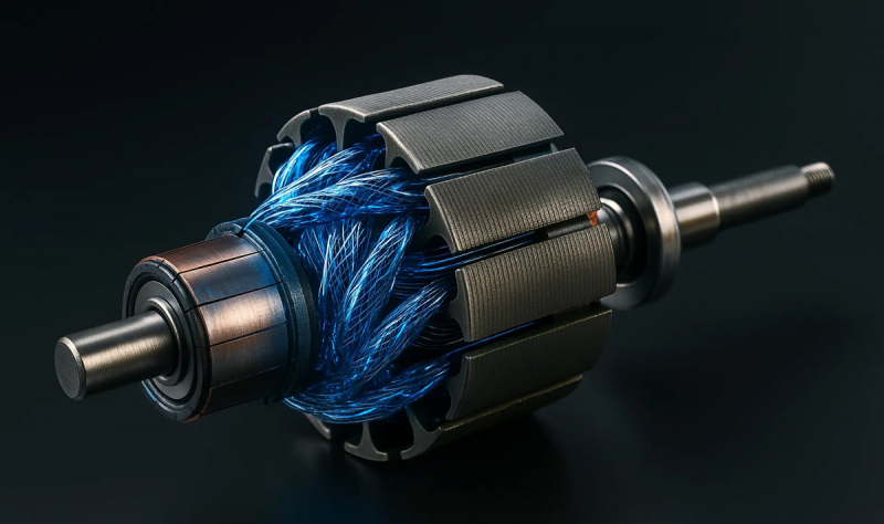 Принципиально новый электромотор не использует катушки из медной проволоки