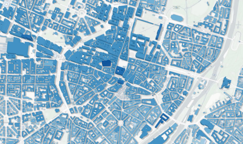 Немецкие ученые завершили работу над самой большой и детальной 3D-картой зданий по всему миру 