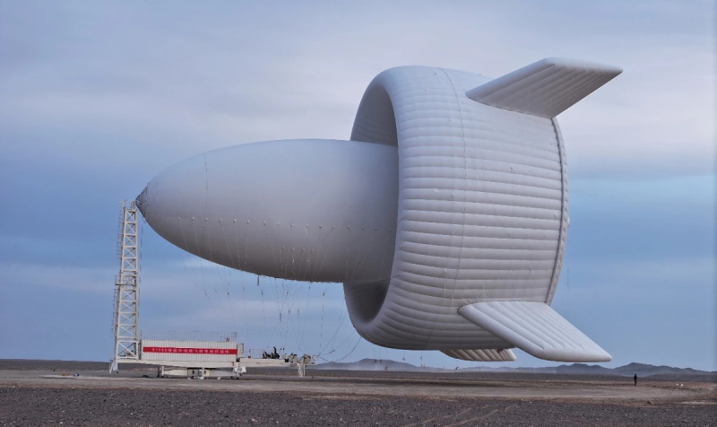 В Китае испытали гигантскую воздушную электростанцию на высоте 2000 метров 