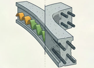 Волнистый пластик способен успешно заменить стальную арматуру в железобетоне