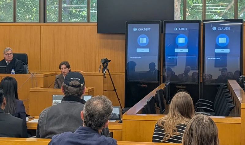 В США провели экспериментальный суд с использованием трех крупнейших ИИ